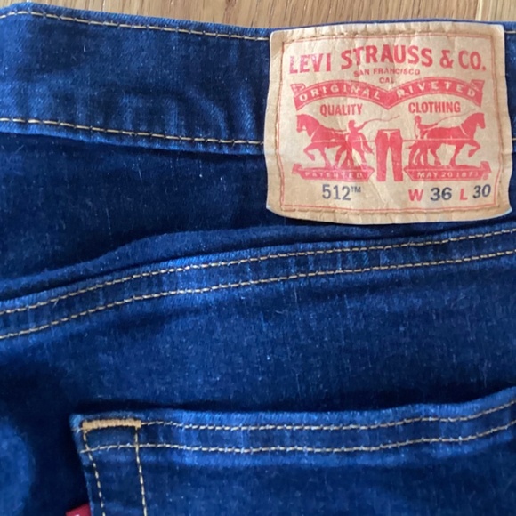 Men’s Levi’s Jeans 36 x 30 denim pants 512 - Picture 2 of 2